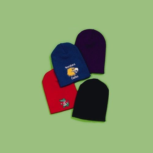 Style 5060 Fine Rib Tompkin Acrylic Knit Beanie, blank knit beanie