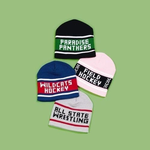 Style 5220 Acrylic Knit Beanie, no cuff, custom knit beanie with your name knit in